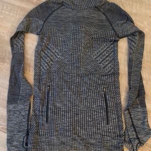 Lululemon Long sleeve shirt with Hoodie